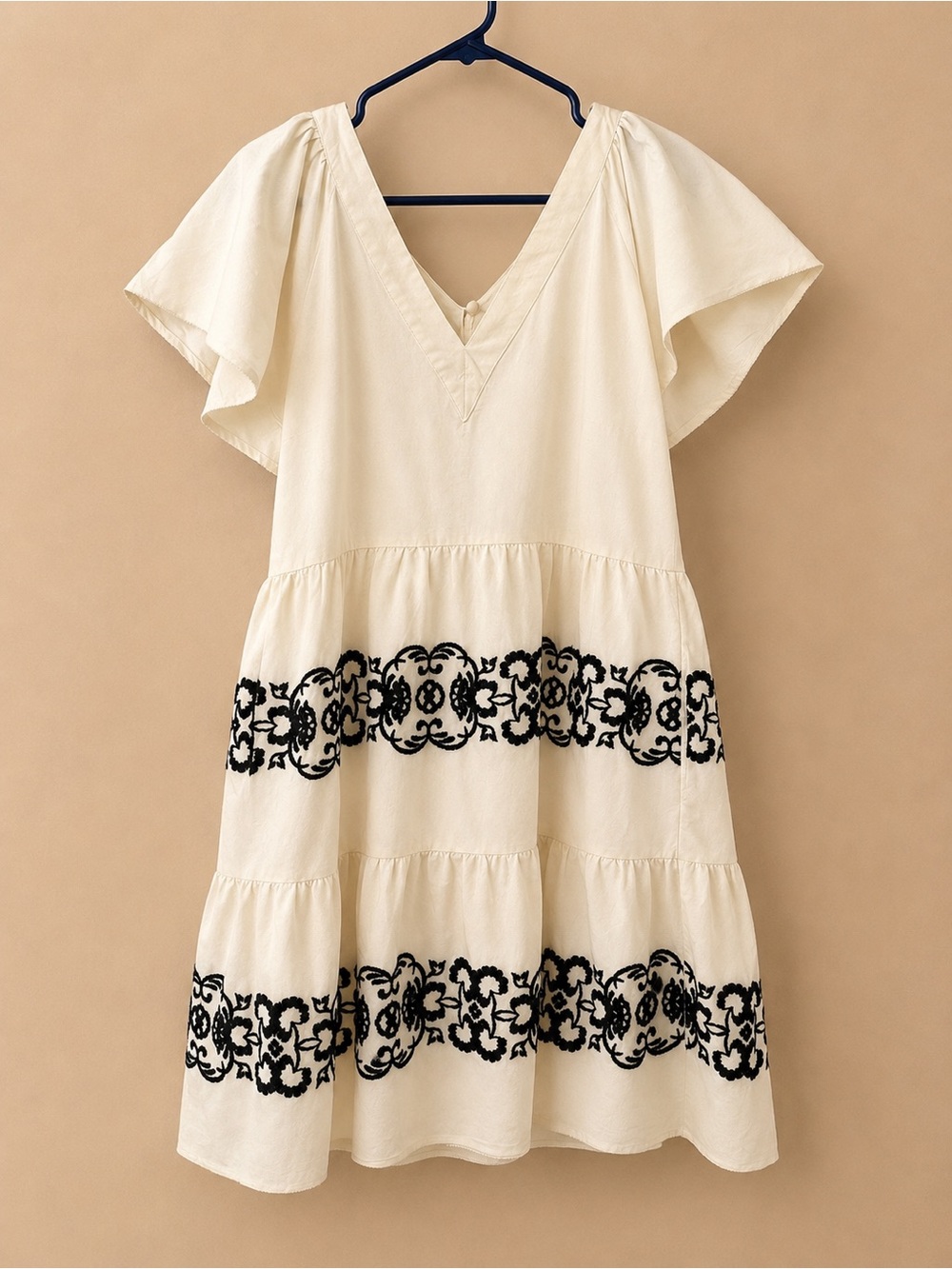 Old Navy Cream Button-Front Top